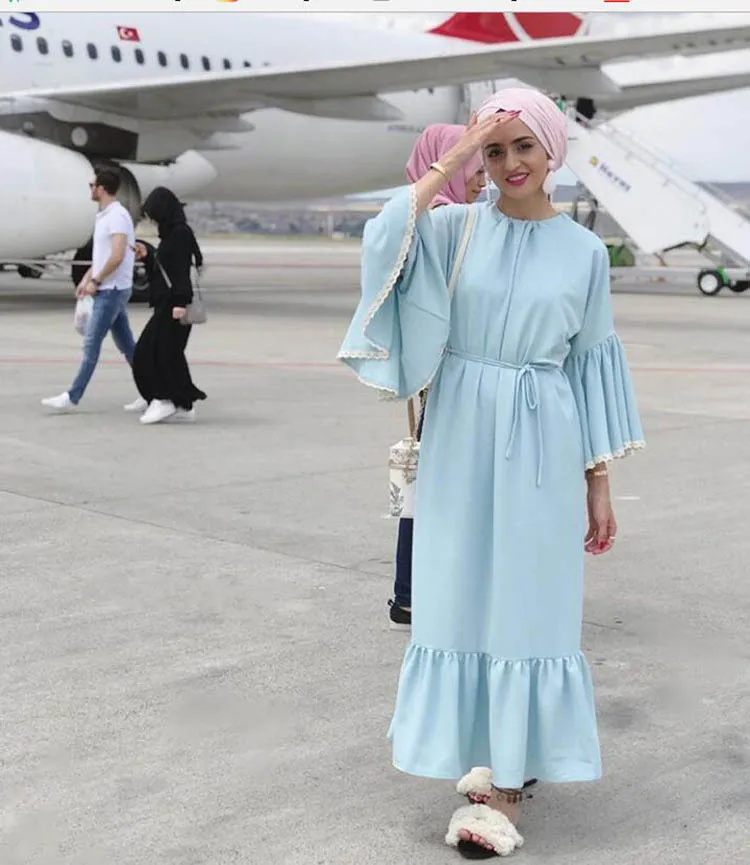 Ramadan Elegant Adult Muslim Abaya Arab Robe Turkish Patchwork Lace Long Dress Dubai Muslims Women Dresses Islamic Dress 8004
Ramadan Elegant Adult Muslim Abaya Arab Robe Turkish Patchwork Lace Long Dress Dubai Muslims Women Dresses Islamic Dress 8004