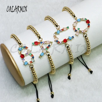 5 pieces rainbow letters bracelets zircon bracelets beaded bracelets wholesale jewelry fashion jewelry for women 5208
5 pieces rainbow letters bracelets zircon bracelets beaded bracelets wholesale jewelry fashion jewelry for women 5208
