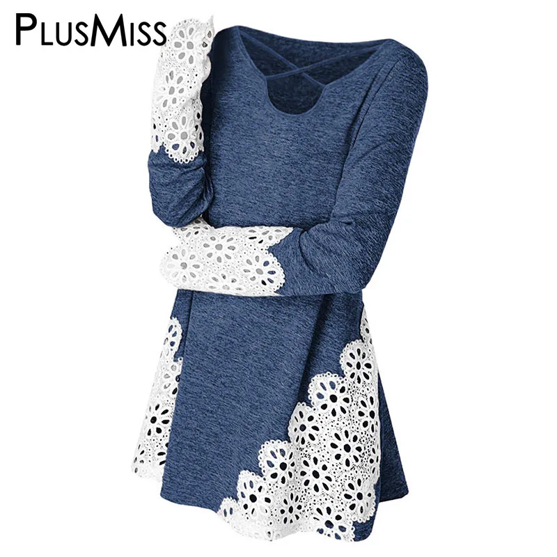 PlusMiss Plus Size 4XL Floral Lace Crochet Vintage Boho Tops Women Long Sleeve Loose Casual Blouse Large Size XXXXL XXXL XXL
PlusMiss Plus Size 4XL Floral Lace Crochet Vintage Boho Tops Women Long Sleeve Loose Casual Blouse Large Size XXXXL XXXL XXL