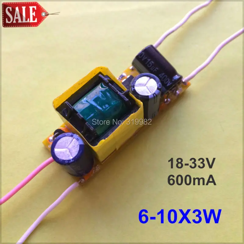2 pcs 6-10x3W Isolated Led Driver 18W/21W/24W/27W/30W Lamp Driver Power Supply Lighting Transformer AC 110V / 220V Output 600mA
2 pcs 6-10x3W Isolated Led Driver 18W/21W/24W/27W/30W Lamp Driver Power Supply Lighting Transformer AC 110V / 220V Output 600mA