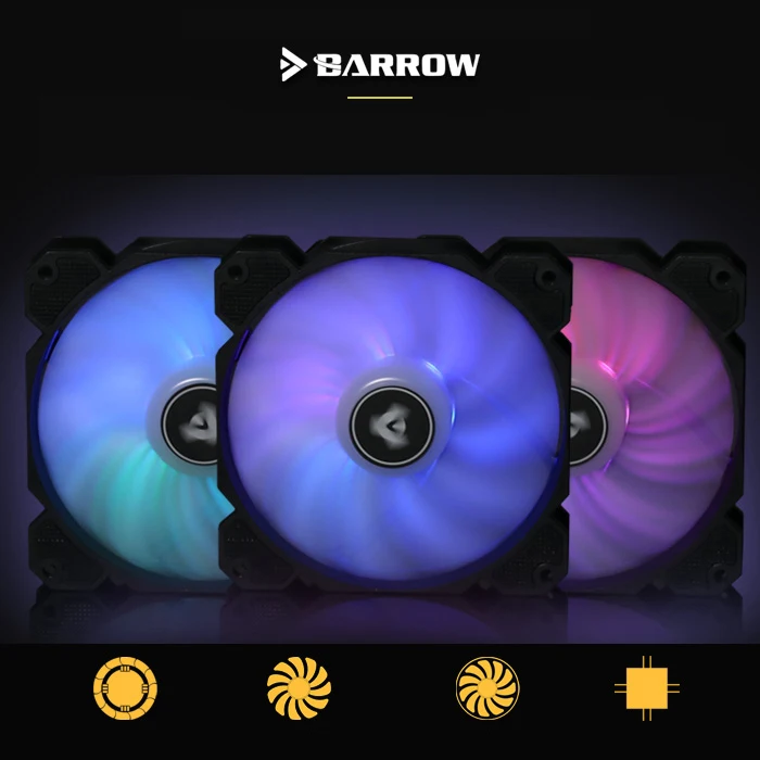 Barrow PWM Fan Size 120*120mm Fan use for Radiator Computer Case with Aurora 5V RGB Light 6PIN Header/Support Motherboard Aurora
Barrow PWM Fan Size 120*120mm Fan use for Radiator Computer Case with Aurora 5V RGB Light 6PIN Header/Support Motherboard Aurora