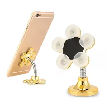 360 Degree Rotating Flower Shape support telephone voiture Car Home Magic Suction GPS Phone Holder Stand
360 Degree Rotating Flower Shape support telephone voiture Car Home Magic Suction GPS Phone Holder Stand