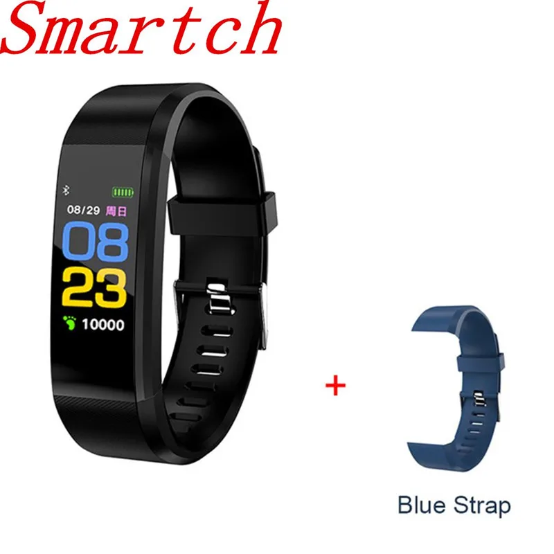 Smartch 115 Plus Bluetooth BT Smart Band Fitnees Bracelet Tracker Heart Rate Monitor Wristband Call Reminder For Andro
Smartch 115 Plus Bluetooth BT Smart Band Fitnees Bracelet Tracker Heart Rate Monitor Wristband Call Reminder For Andro