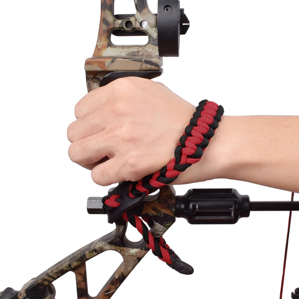 1Pc Black Red Archery Adjustable Compound Bow Wrist Sling Weave Braided Cord Rope Outdoor Shooting
1Pc Black Red Archery Adjustable Compound Bow Wrist Sling Weave Braided Cord Rope Outdoor Shooting