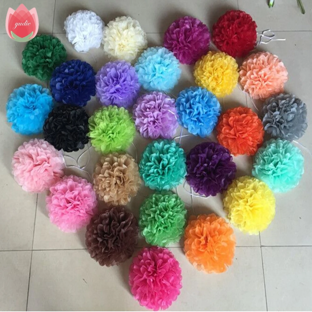 5pcs Big 30cm Paper PomPom Tissue Flowers Balls For Home Wedding Party Car Banquet Room Decoration Mariage crafts Supplies
5pcs Big 30cm Paper PomPom Tissue Flowers Balls For Home Wedding Party Car Banquet Room Decoration Mariage crafts Supplies