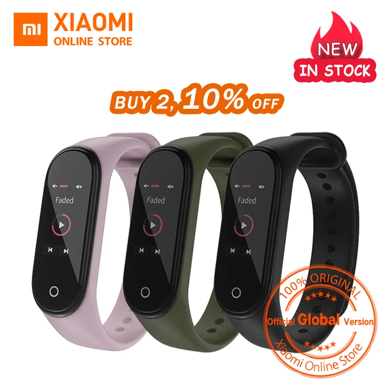Global Version Xiaomi Mi Band 4 Smart Band Fitness Tracker bracelet Heart Rate Tracker Colorful Display Instant Message 135mAh
Global Version Xiaomi Mi Band 4 Smart Band Fitness Tracker bracelet Heart Rate Tracker Colorful Display Instant Message 135mAh