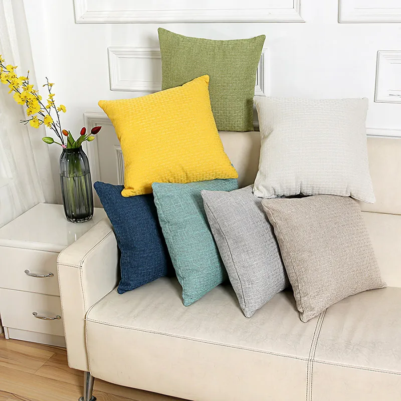 Cushion Cover Throw Pillowcase Car Sofa Seat Pillow Cover Solid Color Simple Outdoor Chair Waist Cushions Case Decorative
Cushion Cover Throw Pillowcase Car Sofa Seat Pillow Cover Solid Color Simple Outdoor Chair Waist Cushions Case Decorative