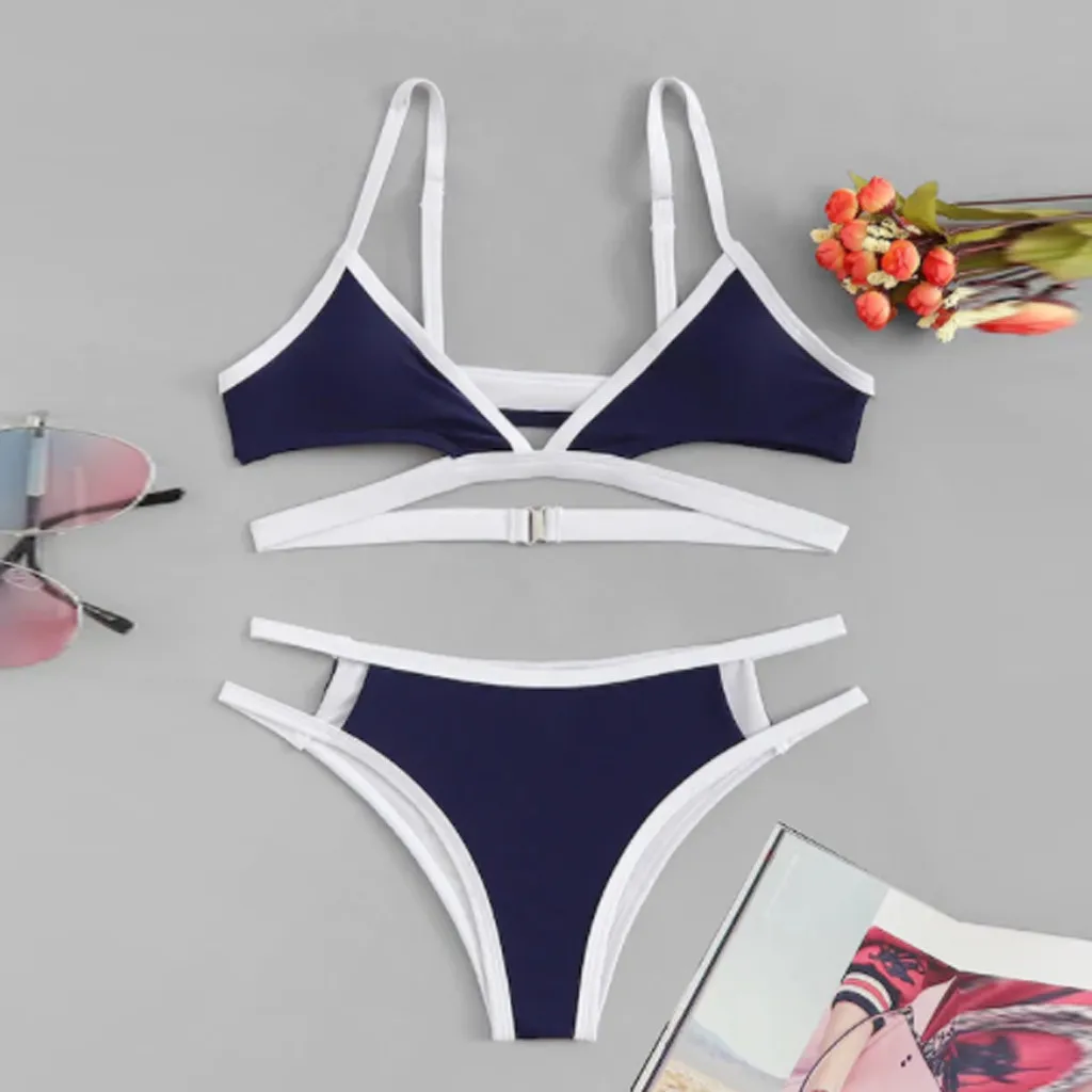 Swimming suit for women push up bandage Bikini set 2019 Summer Sexy Solid Swimsuit Bathing Bra Beachwear Bathing Suits biquini
Swimming suit for women push up bandage Bikini set 2019 Summer Sexy Solid Swimsuit Bathing Bra Beachwear Bathing Suits biquini