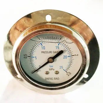 Shanghai Zhengbao YN60-ZT 0-2.5MPa with axial edge seismic / oil / earthquake / shockproof pressure gauge
Shanghai Zhengbao YN60-ZT 0-2.5MPa with axial edge seismic / oil / earthquake / shockproof pressure gauge