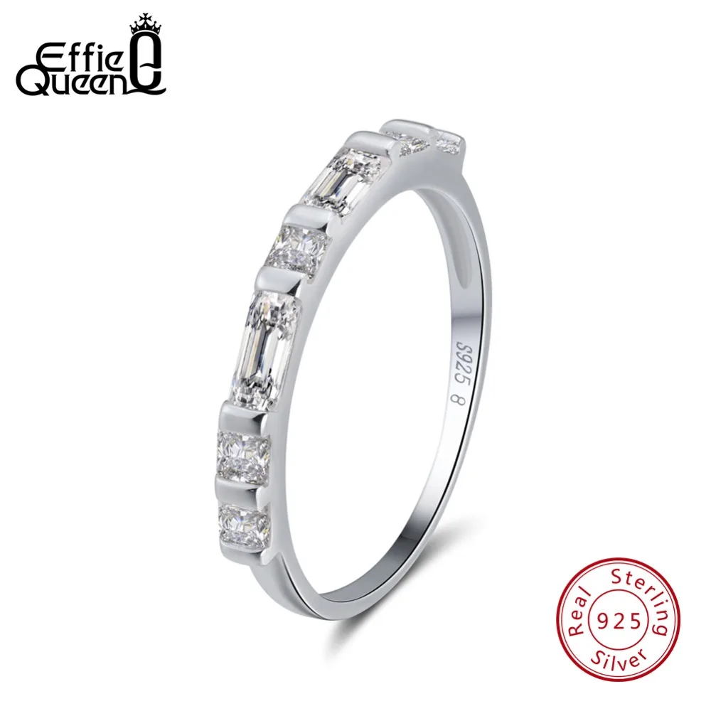 Effie Queen 925 Sterling Silver Rings For Women Round Shape With AAA Cubic Zircon Fashion Female Wedding Band Ring Jewelry BR66
Effie Queen 925 Sterling Silver Rings For Women Round Shape With AAA Cubic Zircon Fashion Female Wedding Band Ring Jewelry BR66