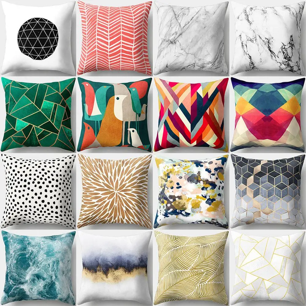Geometric Pattern Print Pillow Case Fashion Sofa Waist Cushion Cover Home Decor Pillow Covers hot 
Geometric Pattern Print Pillow Case Fashion Sofa Waist Cushion Cover Home Decor Pillow Covers hot