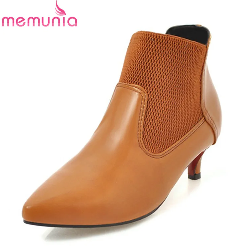 MEMUNIA 2020 wholesale big size 34-48 ankle boots for women pointed toe autumn winter boots stiletto heels dress shoes woman
MEMUNIA 2020 wholesale big size 34-48 ankle boots for women pointed toe autumn winter boots stiletto heels dress shoes woman