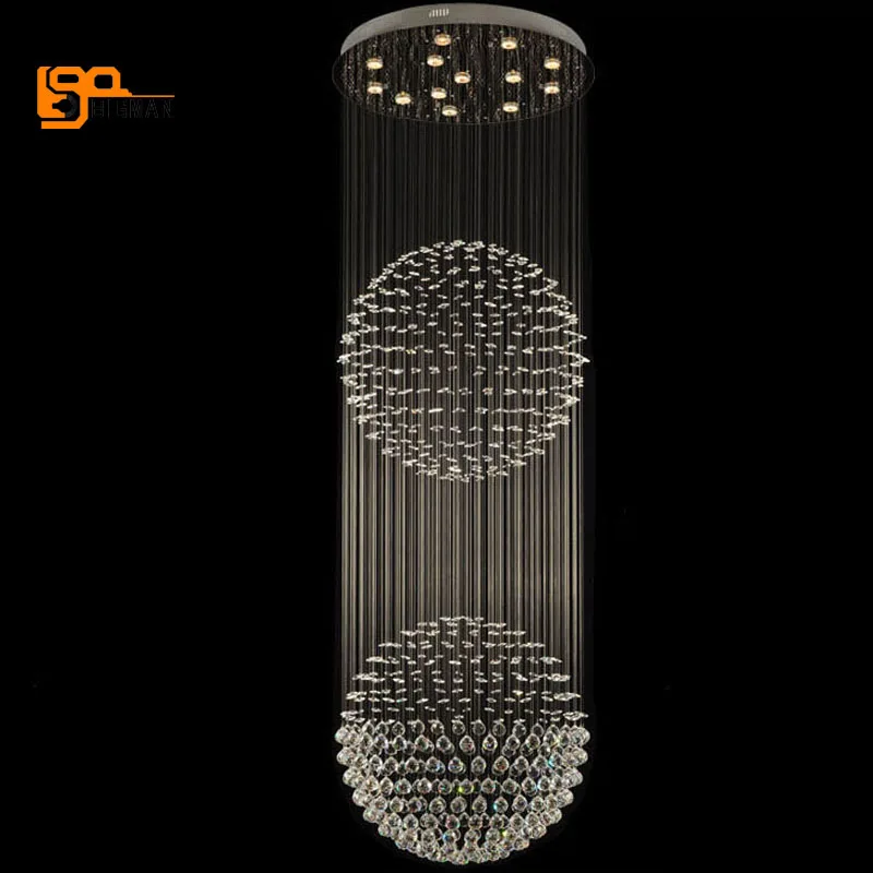 hot sale lustres crystal chandelier modern LED lamp Dia60*H200cm lustre hanglamp staircase chandelier
hot sale lustres crystal chandelier modern LED lamp Dia60*H200cm lustre hanglamp staircase chandelier