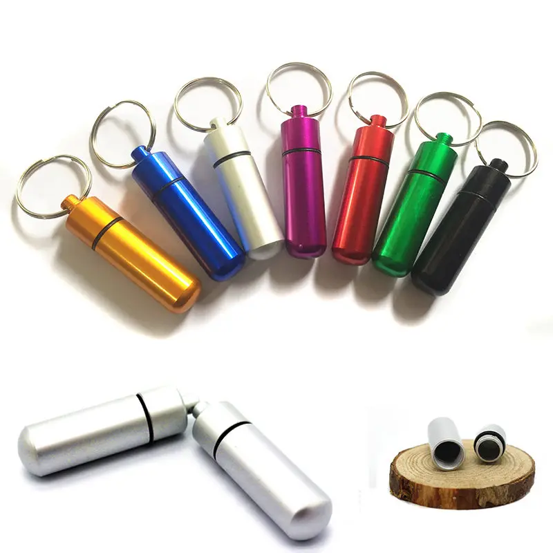 Waterproof Aluminum Pill Box Keychain Pill Box Case Bottle Container Medicine Box Health Care
Waterproof Aluminum Pill Box Keychain Pill Box Case Bottle Container Medicine Box Health Care