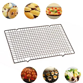 Nonstick Metal Cake Cooling Rack Net Cookies Biscuits Bread Muffins Drying Stand Cooler Holder Home Kitchen Baking Pans Tools
Nonstick Metal Cake Cooling Rack Net Cookies Biscuits Bread Muffins Drying Stand Cooler Holder Home Kitchen Baking Pans Tools