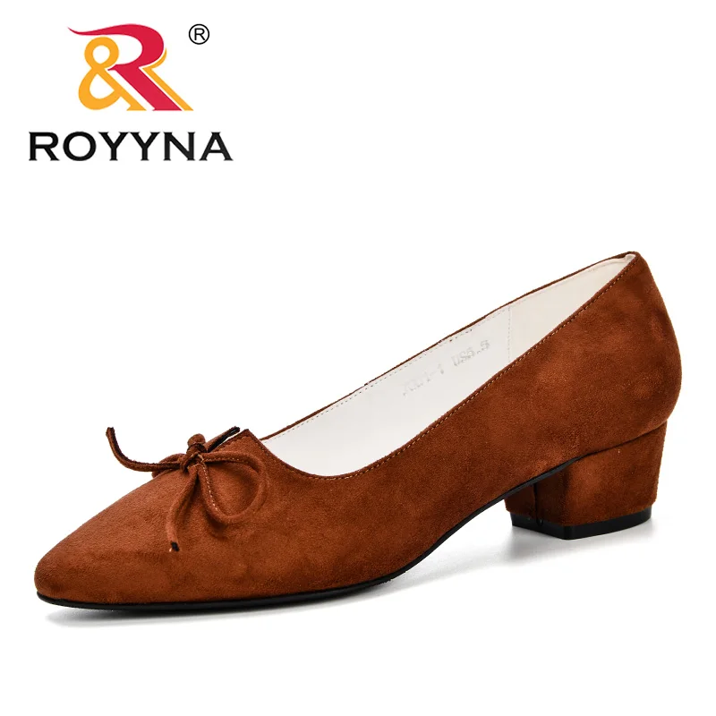 ROYYNA 2019 Spring Autumn Pointed Toe Women's Low Heels Pumps Flock Plain Slip On Heel Pumps Shoes Woman Ladies Single Shoes
ROYYNA 2019 Spring Autumn Pointed Toe Women's Low Heels Pumps Flock Plain Slip On Heel Pumps Shoes Woman Ladies Single Shoes