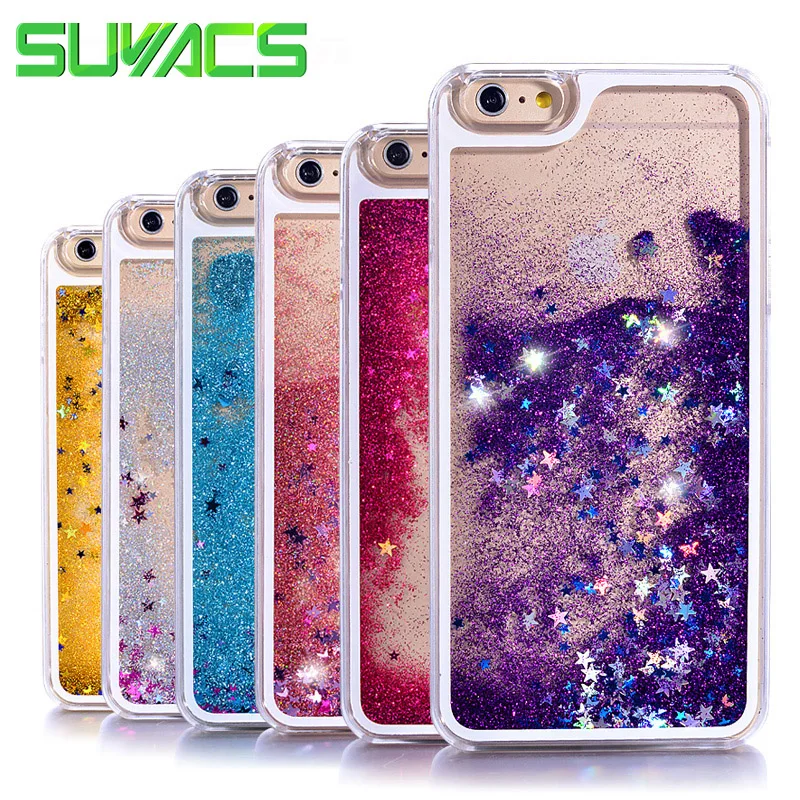 SUYACS Glitter Stars Liquid Quicksand Phone Case For iPhone 4 4S 5 5S SE 6 6S Plus 7 8 Plus X Transparent Hard PC Back Cover Bag
SUYACS Glitter Stars Liquid Quicksand Phone Case For iPhone 4 4S 5 5S SE 6 6S Plus 7 8 Plus X Transparent Hard PC Back Cover Bag