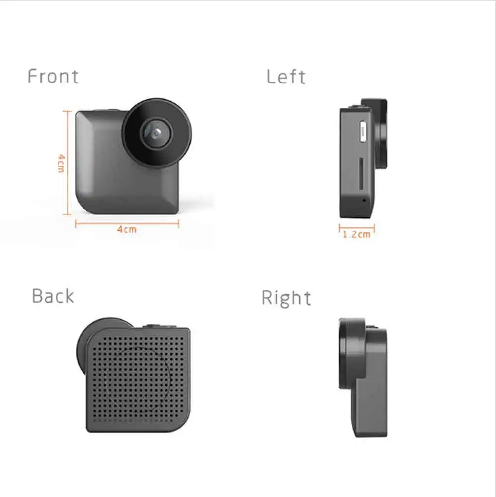 VRFEL Latest C3 Mini Camera HD720P Wireless Network CCTV Smartphone Remote IP Wearable Mini Camera Motion Sensor Body Camera
VRFEL Latest C3 Mini Camera HD720P Wireless Network CCTV Smartphone Remote IP Wearable Mini Camera Motion Sensor Body Camera