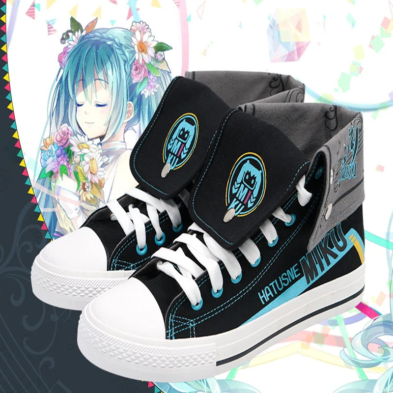 Anime Hatsune Miku Cosplay Shoes Miku Cosplay Canvas Shoes Halloween Carnival Party Daily Leisure Shoes
Anime Hatsune Miku Cosplay Shoes Miku Cosplay Canvas Shoes Halloween Carnival Party Daily Leisure Shoes