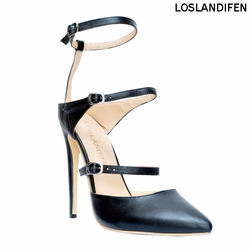 Womens Fashion Handmade Three Buckle Straps Pointed Toe High Heel Party Sandals XD103
Womens Fashion Handmade Three Buckle Straps Pointed Toe High Heel Party Sandals XD103