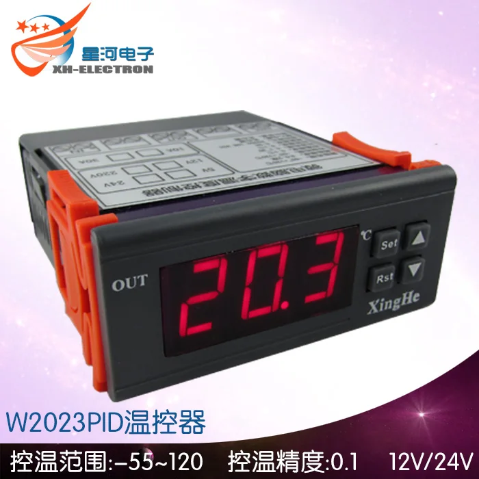 PID XH-W2023 temperature controller solid state output 0.1 precision temperature control 12V/24V auto tuning
PID XH-W2023 temperature controller solid state output 0.1 precision temperature control 12V/24V auto tuning