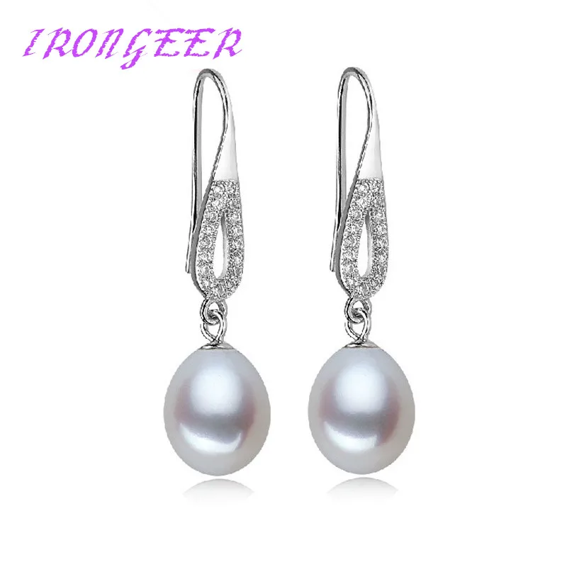 Genuine Luxury 100% Sterling silver 8-9mm perfect natural Pearl Drop Earrings wedding pearl Earrings For women Free shipping
Genuine Luxury 100% Sterling silver 8-9mm perfect natural Pearl Drop Earrings wedding pearl Earrings For women Free shipping