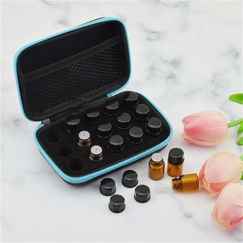 15 Bottles Essential Oils Bag Lattices Cosmetic Bag 1ml/2ml/3ml Oil Carrying Holder Travel Storage Box Small Bottle Organizer
15 Bottles Essential Oils Bag Lattices Cosmetic Bag 1ml/2ml/3ml Oil Carrying Holder Travel Storage Box Small Bottle Organizer