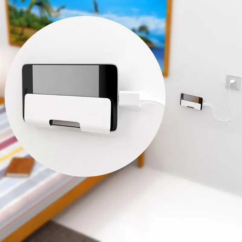 ALLOET White Phone Tablet Universal Wall Mount Holder With 3M Adhesive Smartphone Charging Stand Bracket for All Mobile Phones
ALLOET White Phone Tablet Universal Wall Mount Holder With 3M Adhesive Smartphone Charging Stand Bracket for All Mobile Phones