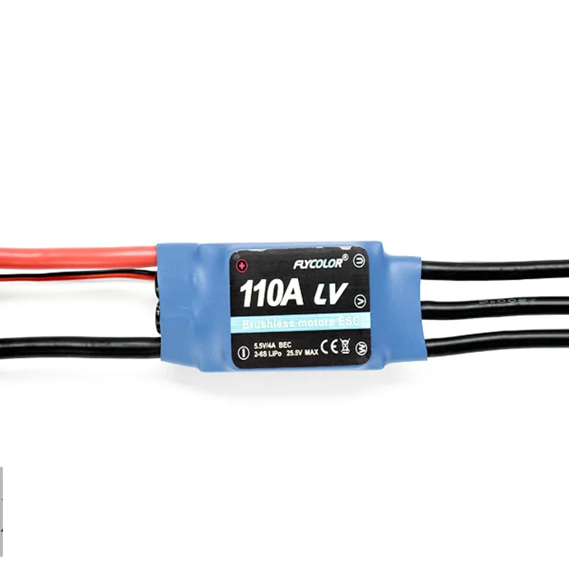 Flycolor 110A RC brushless ESC 2-6S SBEC 5.5V/4A hobby model aircraft helicopter part accessories electronic speed controller
Flycolor 110A RC brushless ESC 2-6S SBEC 5.5V/4A hobby model aircraft helicopter part accessories electronic speed controller