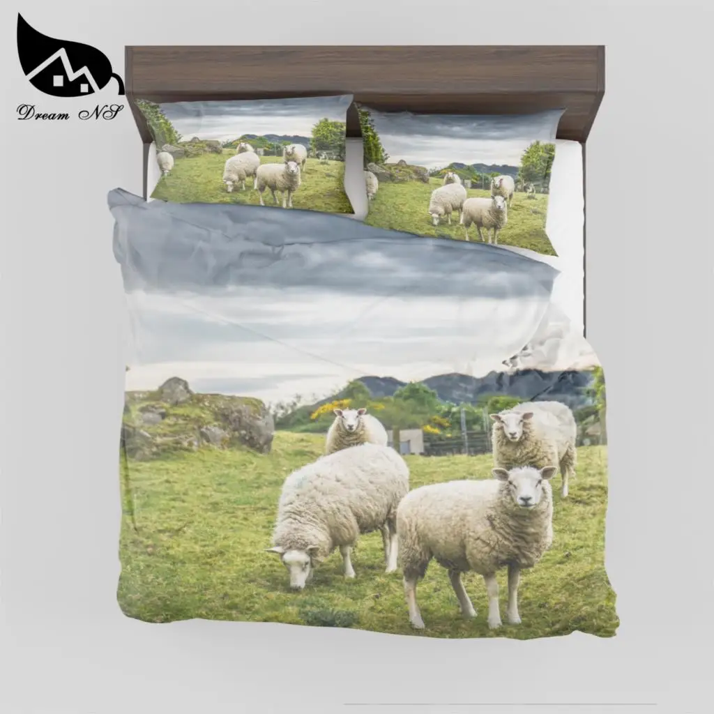 Dream NS 3D effect prints Quilt cover products High definition photo print cute little sheep Dekbedovertrek SMY042
Dream NS 3D effect prints Quilt cover products High definition photo print cute little sheep Dekbedovertrek SMY042