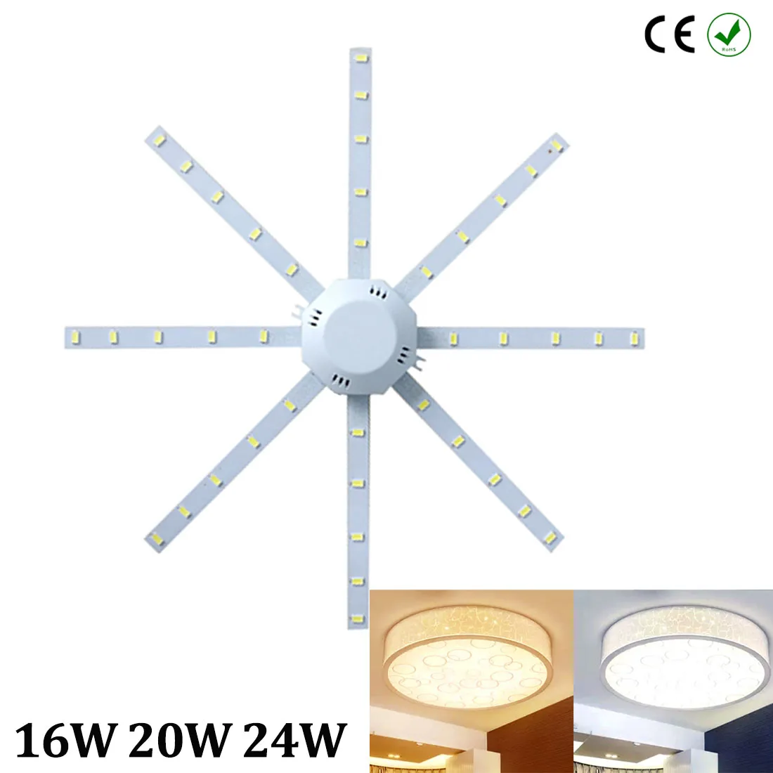 LED Energy Saving Expectancy LED Lamp Indoor Lighting LED Ceiling Lamp Octopus Light 16W 20W 24W Light Board 85V-265V 5730SMD
LED Energy Saving Expectancy LED Lamp Indoor Lighting LED Ceiling Lamp Octopus Light 16W 20W 24W Light Board 85V-265V 5730SMD