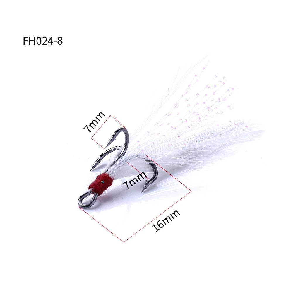 20pcs/set Accessories Artificial Lure Seawater Feather Three Body Practical Trap Boat Fishing Hook Tackle Sports Durable
20pcs/set Accessories Artificial Lure Seawater Feather Three Body Practical Trap Boat Fishing Hook Tackle Sports Durable