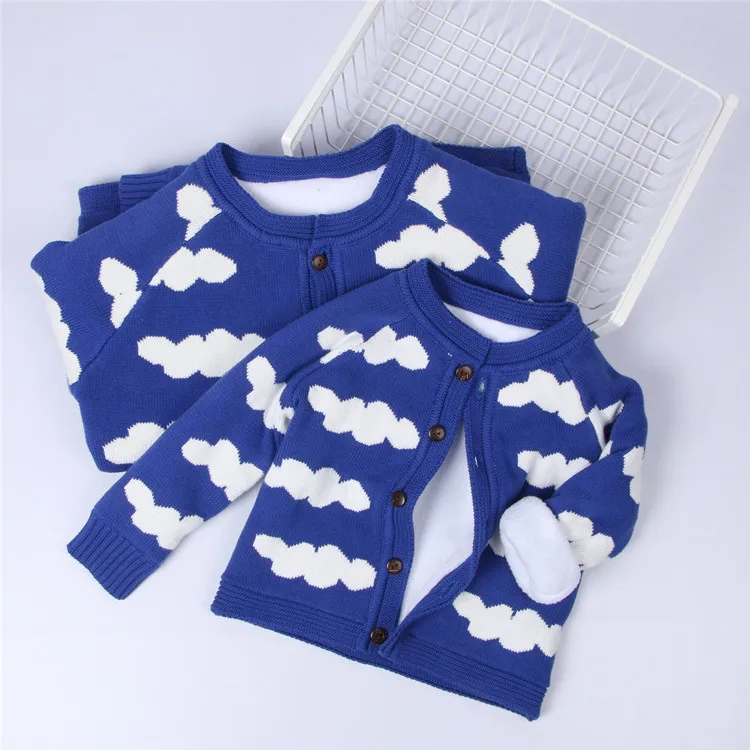 Fashion winter children Baby parent-child sweater girl mother clothes cloud pattern bobo tops with nap thick
Fashion winter children Baby parent-child sweater girl mother clothes cloud pattern bobo tops with nap thick