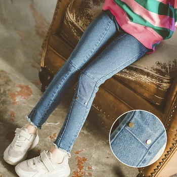 2020 Spring Kids Denim Trousers Girls Jeans Enfant Pants Fashion Children Clothing Toddler Girls Outwear Jean Fille 10 12 Years
2020 Spring Kids Denim Trousers Girls Jeans Enfant Pants Fashion Children Clothing Toddler Girls Outwear Jean Fille 10 12 Years
