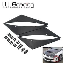 Wlr racing-새로운 유니버설 피트 프론트 범퍼 립 스플리터 핀 바디 스포일러 카나드 valence chin WLR-BS21(China)