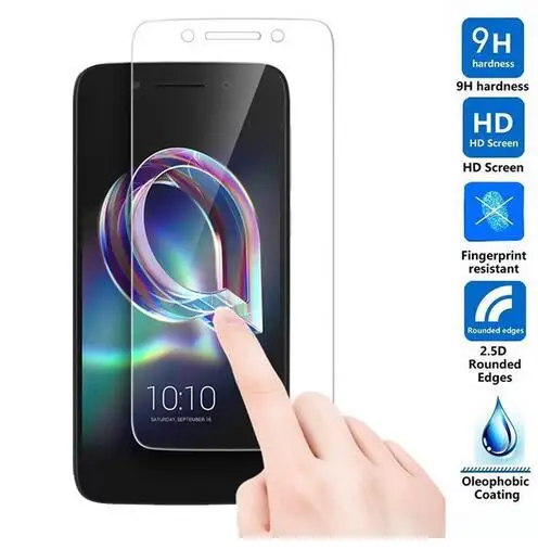 Для Alcatel Idol 5 защитное покрытие из закаленного стекла 2.5D защитная пленка 9H