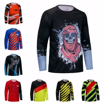Summer Cycling Jersey Men's Mountain Bike Motocross Jerseys long sleeve BMX DH MTB T Shirt Downhill Top Sports racing jackets
Summer Cycling Jersey Men's Mountain Bike Motocross Jerseys long sleeve BMX DH MTB T Shirt Downhill Top Sports racing jackets