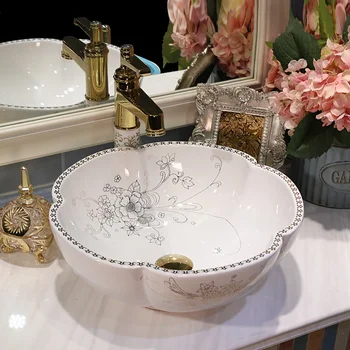Europe style Jingdezhen ceramic sink wash basin Ceramic Counter Top Wash Basin Bathroom Sinks bathroom vanity and sink flower
Europe style Jingdezhen ceramic sink wash basin Ceramic Counter Top Wash Basin Bathroom Sinks bathroom vanity and sink flower