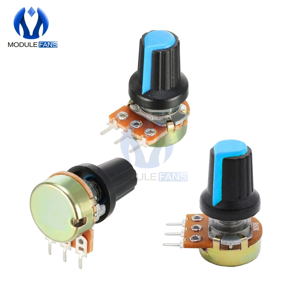 5PCS AG2 A-2 WH148 Linear Taper Rotary Potentiometer With Knob Cap 1K 2K 3K 5K 10K 20K 30K 50K 100K 200K 300K 500K 1M Ohm
5PCS AG2 A-2 WH148 Linear Taper Rotary Potentiometer With Knob Cap 1K 2K 3K 5K 10K 20K 30K 50K 100K 200K 300K 500K 1M Ohm