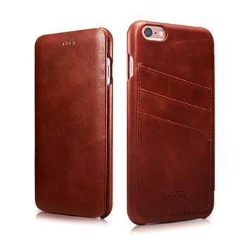 ICARER Card Holder Genuine Leather Case For iPhone6 6s Plus 5.5inch popular credit card slot design on back
ICARER Card Holder Genuine Leather Case For iPhone6 6s Plus 5.5inch popular credit card slot design on back