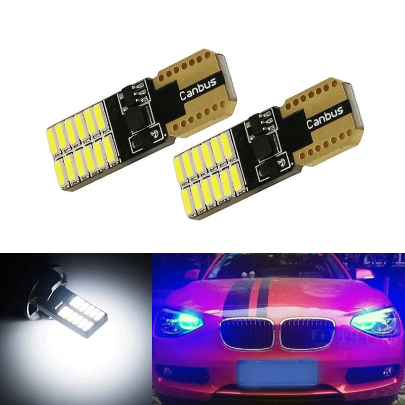 2x T10 W5W Canbus LED Car Interior Parking Lights For BMW E46 E39 E91 E92 E93 E28 E61 F11 E63 E64 E84 E83 F25 E70 E53 E71 E60
2x T10 W5W Canbus LED Car Interior Parking Lights For BMW E46 E39 E91 E92 E93 E28 E61 F11 E63 E64 E84 E83 F25 E70 E53 E71 E60