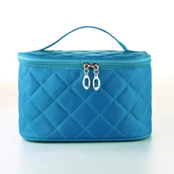 22*14*13cm Women Travel Portable Cosmetic Bag Diamond Lattice Zipper Makeup Bags Organizer Beauty Toiletry Bath Wash Make Up Bag
22*14*13cm Women Travel Portable Cosmetic Bag Diamond Lattice Zipper Makeup Bags Organizer Beauty Toiletry Bath Wash Make Up Bag