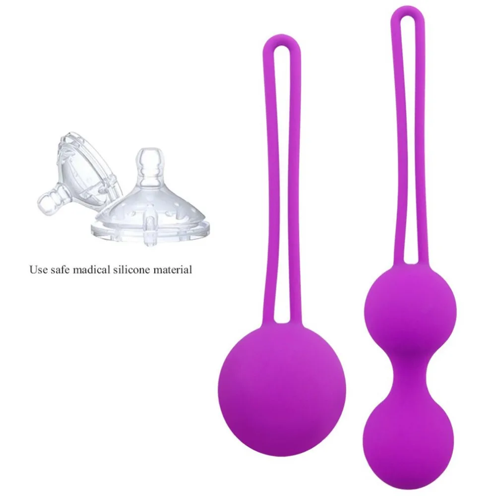 Kegel Ball Safe Silicone Smart Ball Vagina Ball Dumbbell Trainer Vaginal PC Muscle Tighten Exercise Sex Toys For Women QQSYQ01