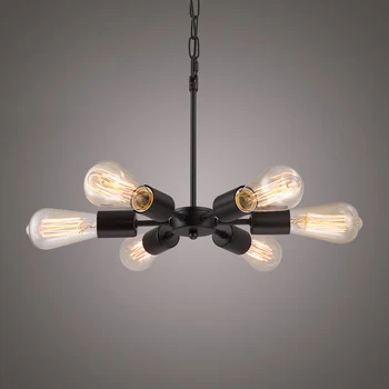 Retro industrial loft pendant lamps creative restaurant bar American Bar Iron 6 heads pendant lights
Retro industrial loft pendant lamps creative restaurant bar American Bar Iron 6 heads pendant lights