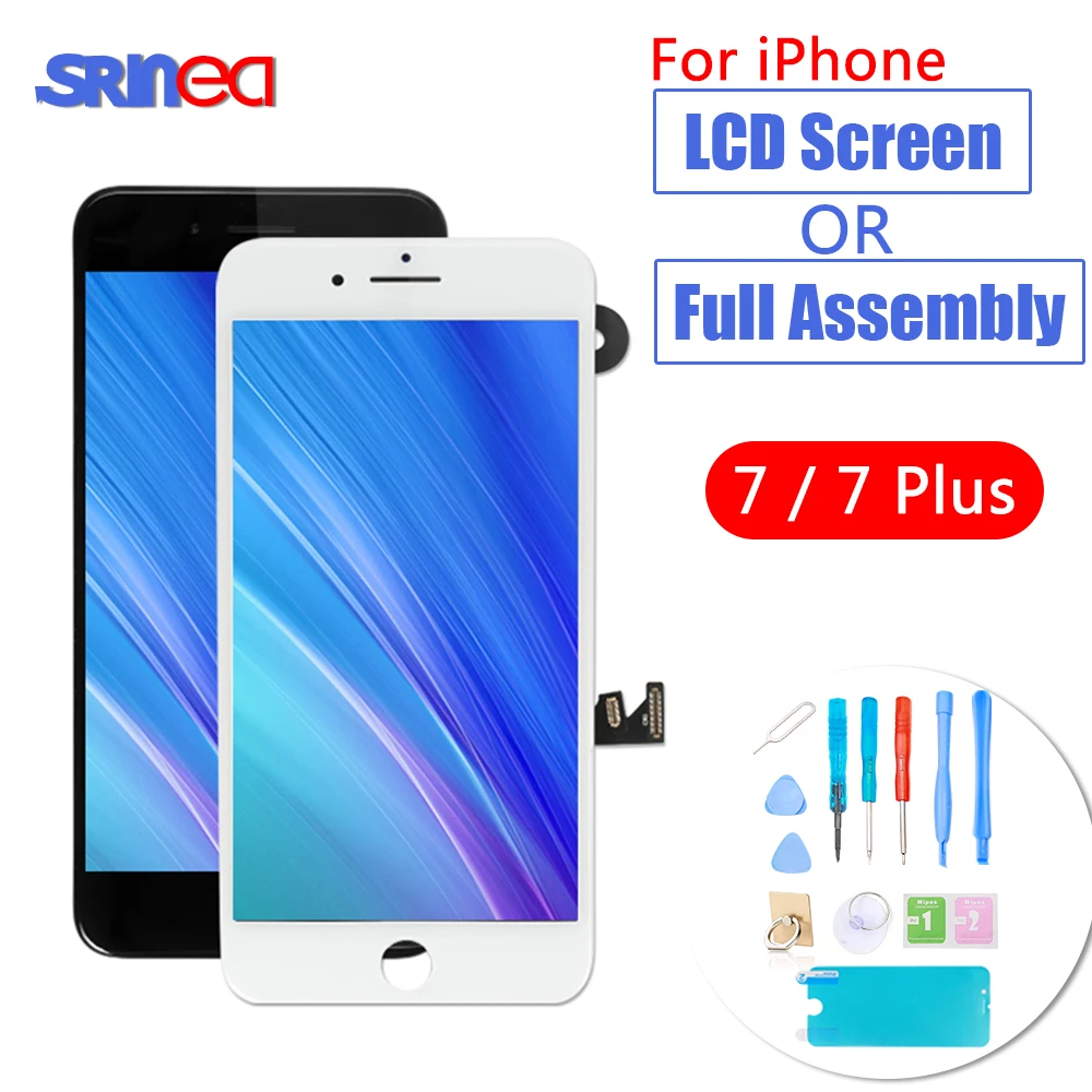 Grade AAA+++ LCD For iPhone 7 Plus 7plus OEM LCD Display Full Set Digitizer Assembly 3D Touch i Phone 6 7p Screen Replacement
Grade AAA+++ LCD For iPhone 7 Plus 7plus OEM LCD Display Full Set Digitizer Assembly 3D Touch i Phone 6 7p Screen Replacement
