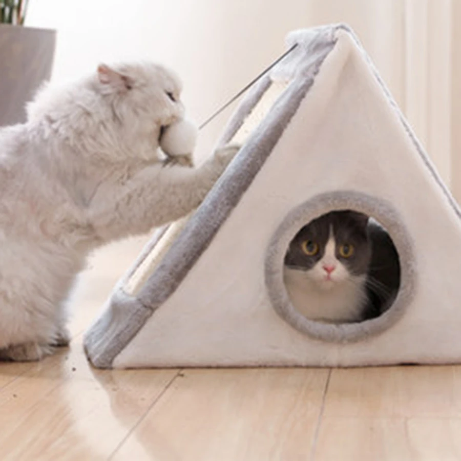Foldiing Cat Climbing Wall Litter Pet Deep Sleeping Nest Closed Cats Tent Winter Warm Shelf Cat House Scratch Board Outdoor 709
Foldiing Cat Climbing Wall Litter Pet Deep Sleeping Nest Closed Cats Tent Winter Warm Shelf Cat House Scratch Board Outdoor 709