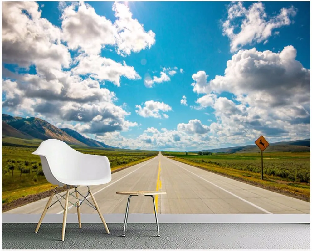 Custom photo 3d wallpaper Background wall of blue sky baiyun grassland road painting 3d wall murals wallpaper for walls 3 d
Custom photo 3d wallpaper Background wall of blue sky baiyun grassland road painting 3d wall murals wallpaper for walls 3 d