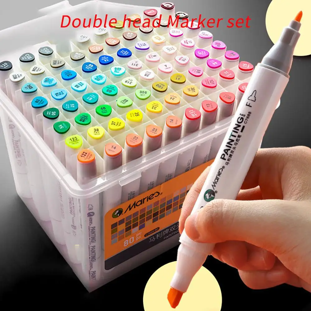 Acrylic Paint Marker Pens 36 Colors/Set Double Head Marker Pens Calligraphy and Drawing Artists Painters Multiple aquarela A20
Acrylic Paint Marker Pens 36 Colors/Set Double Head Marker Pens Calligraphy and Drawing Artists Painters Multiple aquarela A20