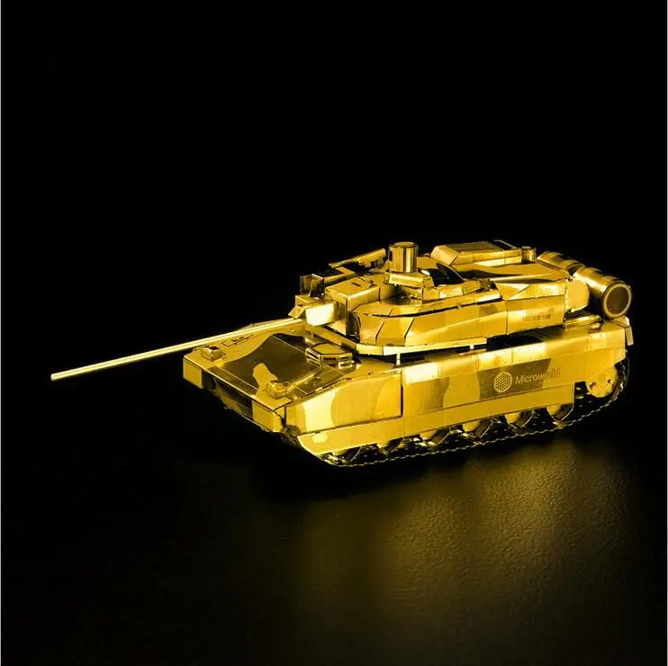 Free Shipping Metal Works DIY 3D Laser Metal Models Assemble Miniature Metal Model Metallic Nano Leclerc MBT tank model Puzzle
Free Shipping Metal Works DIY 3D Laser Metal Models Assemble Miniature Metal Model Metallic Nano Leclerc MBT tank model Puzzle