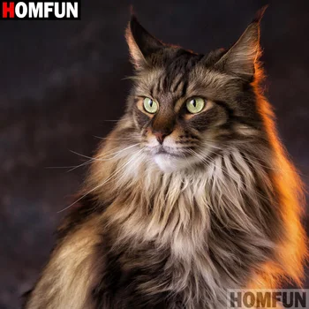 HOMFUN Full Square/Round Drill 5D DIY Diamond Painting "Animal Cat" 3D Embroidery Cross Stitch 5D Decor Gift A14341
HOMFUN Full Square/Round Drill 5D DIY Diamond Painting "Animal Cat" 3D Embroidery Cross Stitch 5D Decor Gift A14341